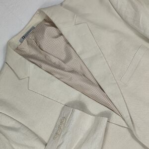 Bachrach Modern Fit 100% Linen Mens Sport Coat Size 46L